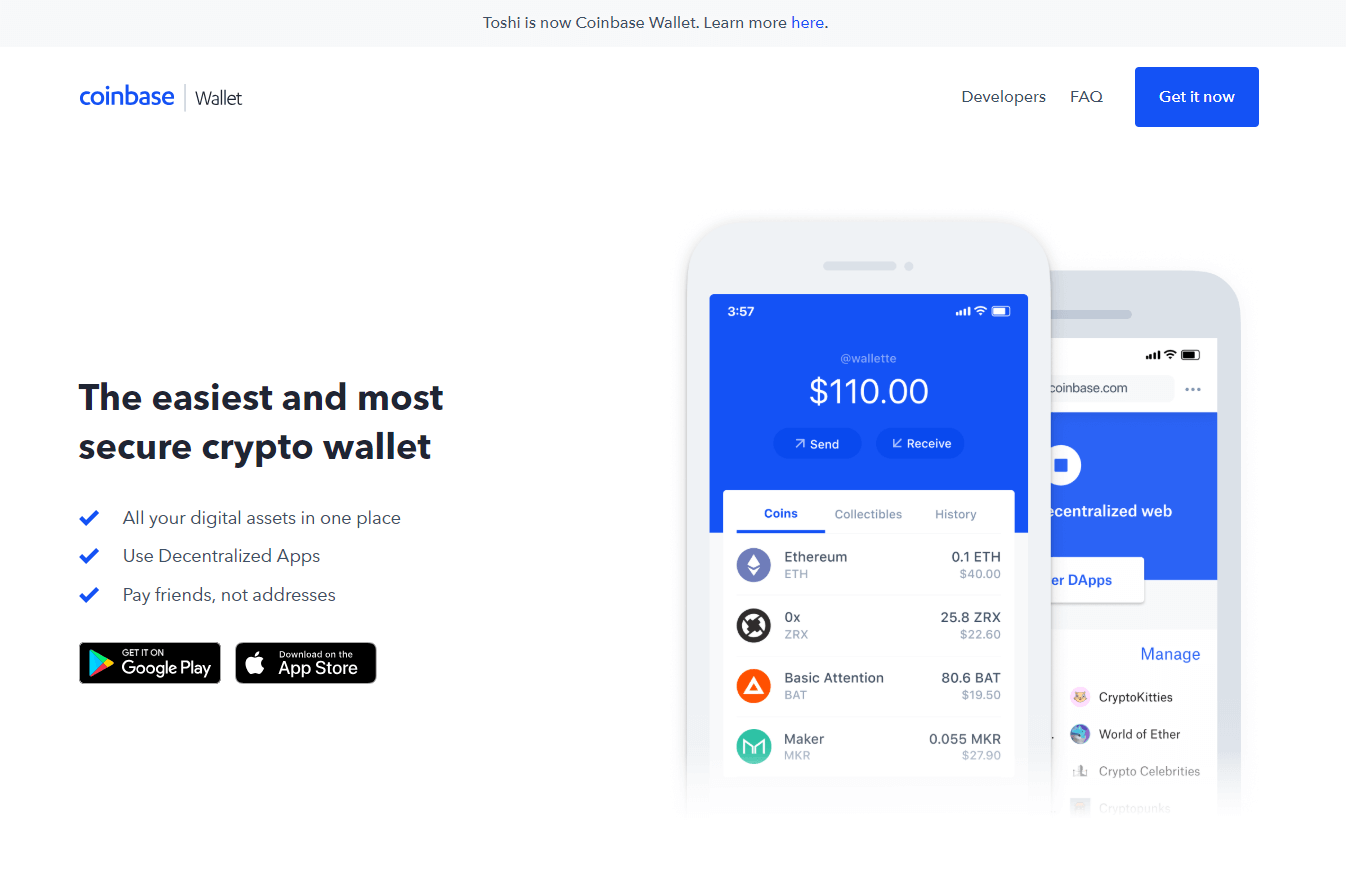 Coinbase Wallet Ethereum Tokens