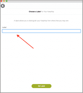 KeepKey Initialize Second Stage