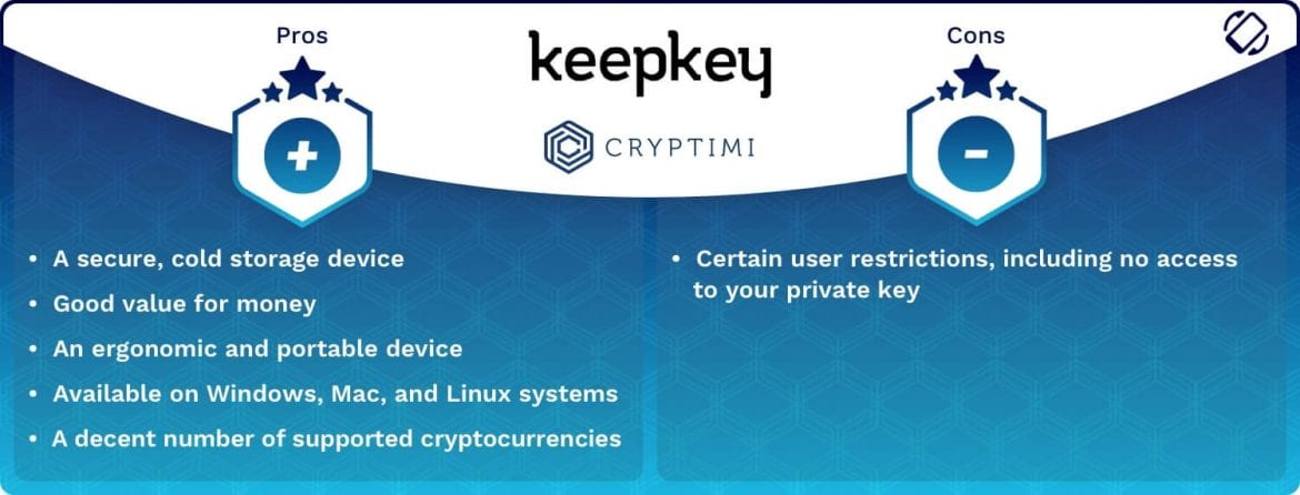 KeepKey - Pros and Cons