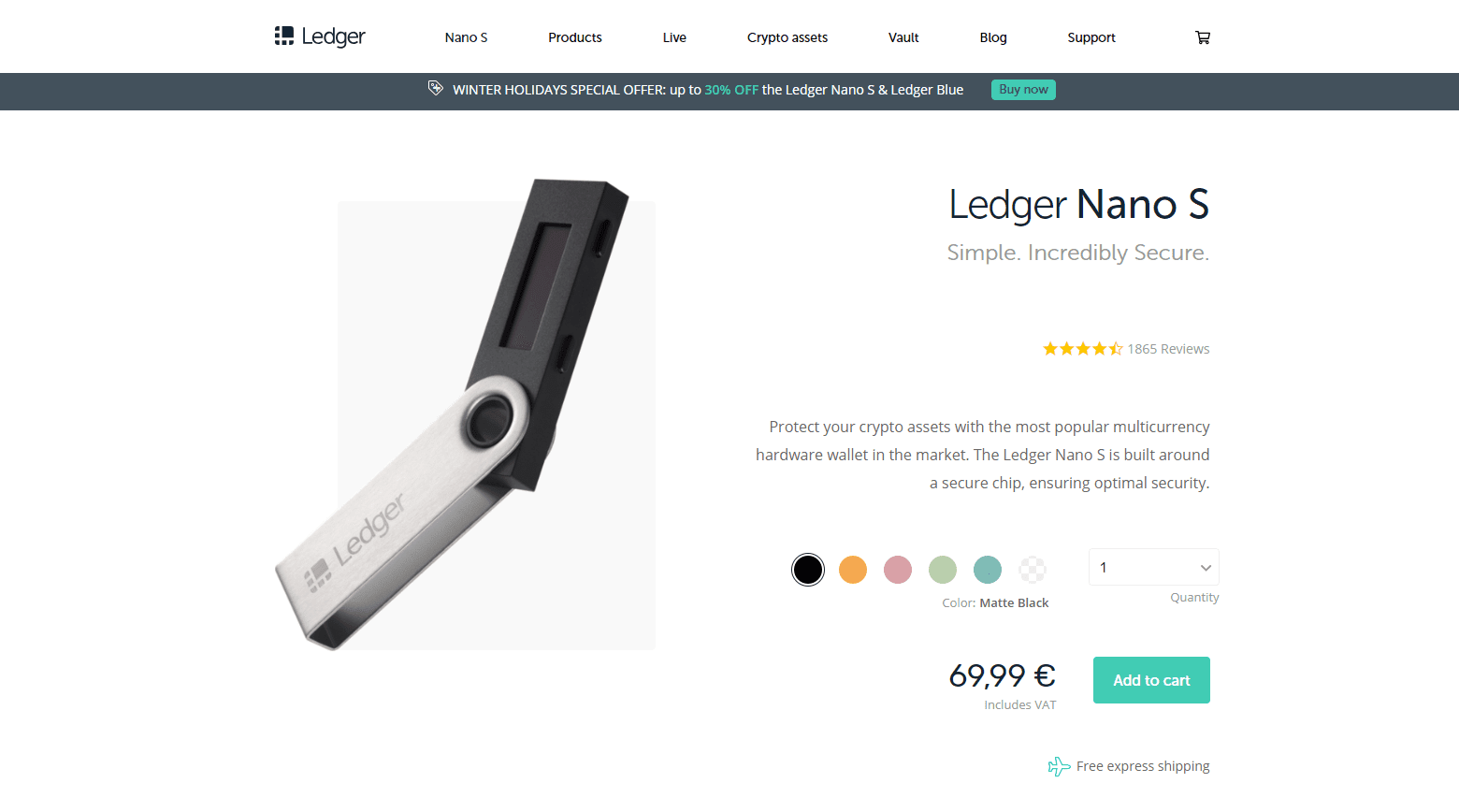 Ledger Nano S BCH Wallet