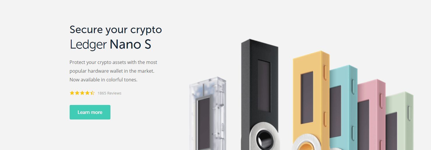 Ledger Nano S Bitcoin Hardware-Brieftasche