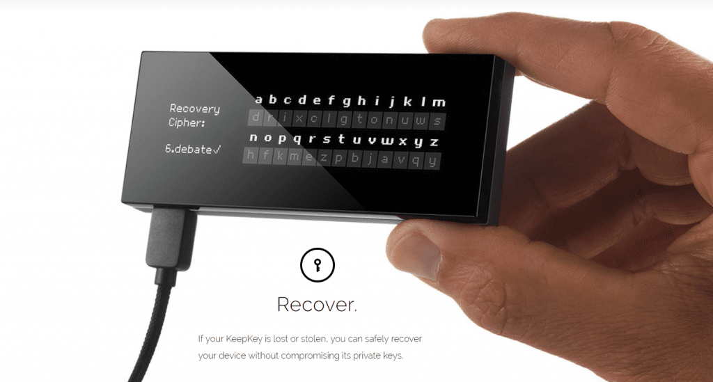 KeepKey Recovery