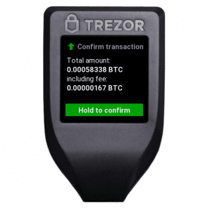 Trezor-Bestätigung