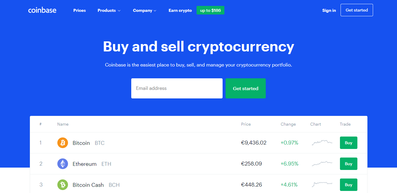 Visit Coinbase