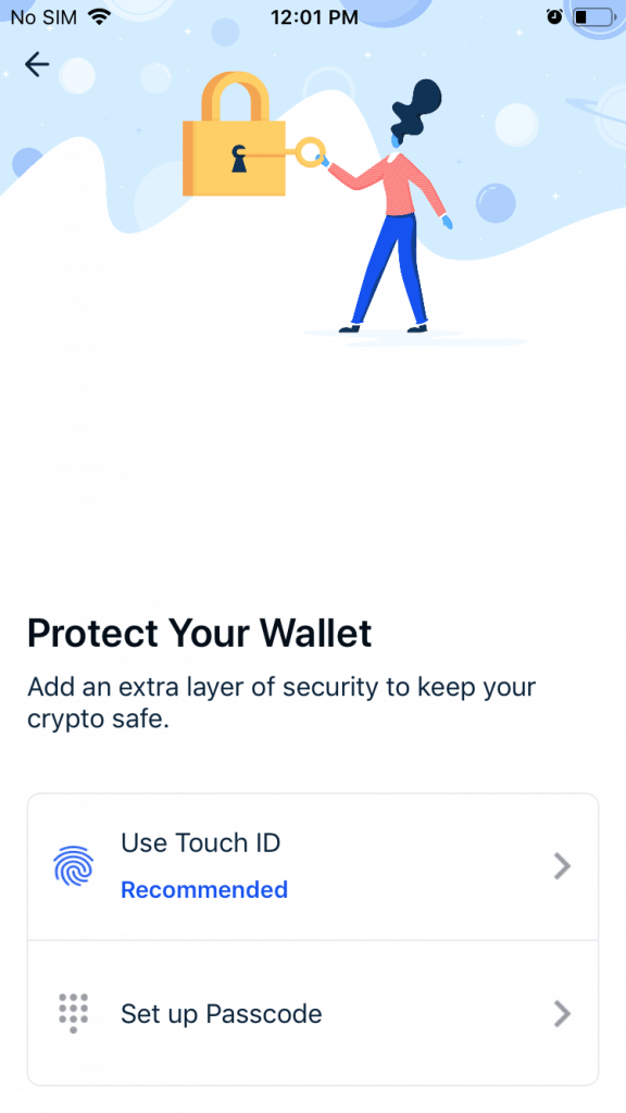 Coinbase - Touch ID