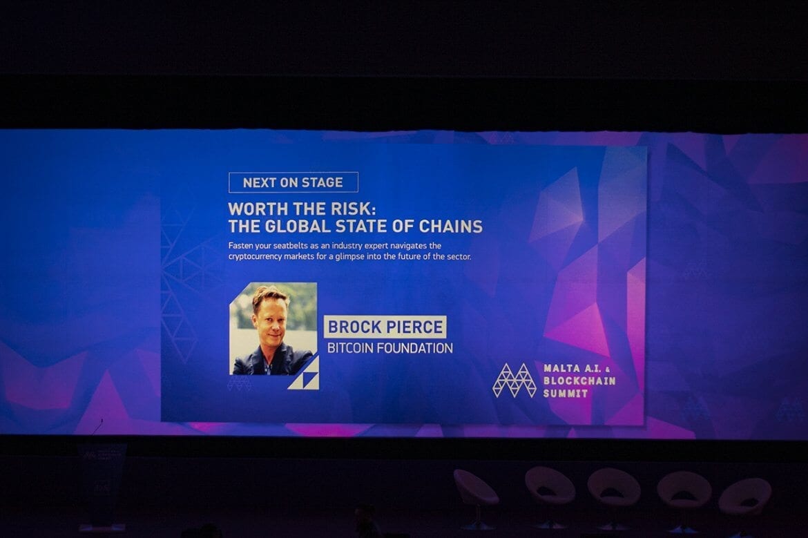 Brooke Pierce at the Malta Blockchain Summit 