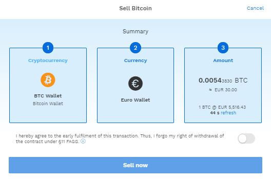 Bitpanda verkauft BTC Bild 2