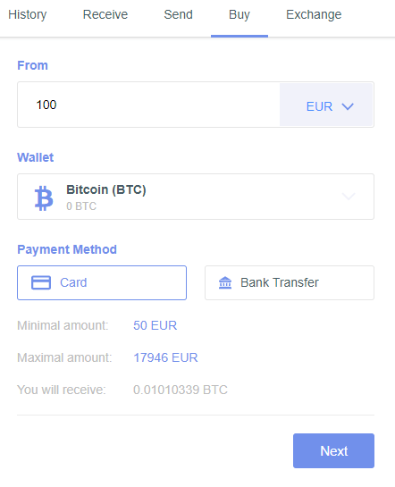 Guarda Wallet - Buy Cryptos