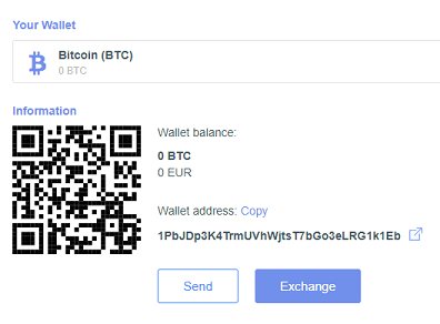 Guarda Wallet - Receive Coins