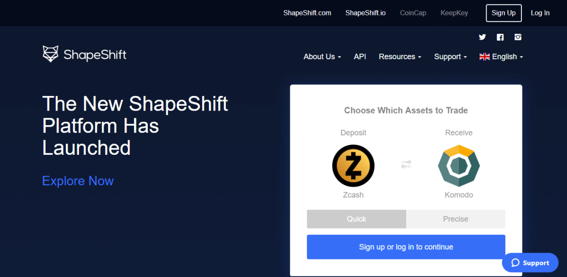 Eine Alternative zu Shapeshift