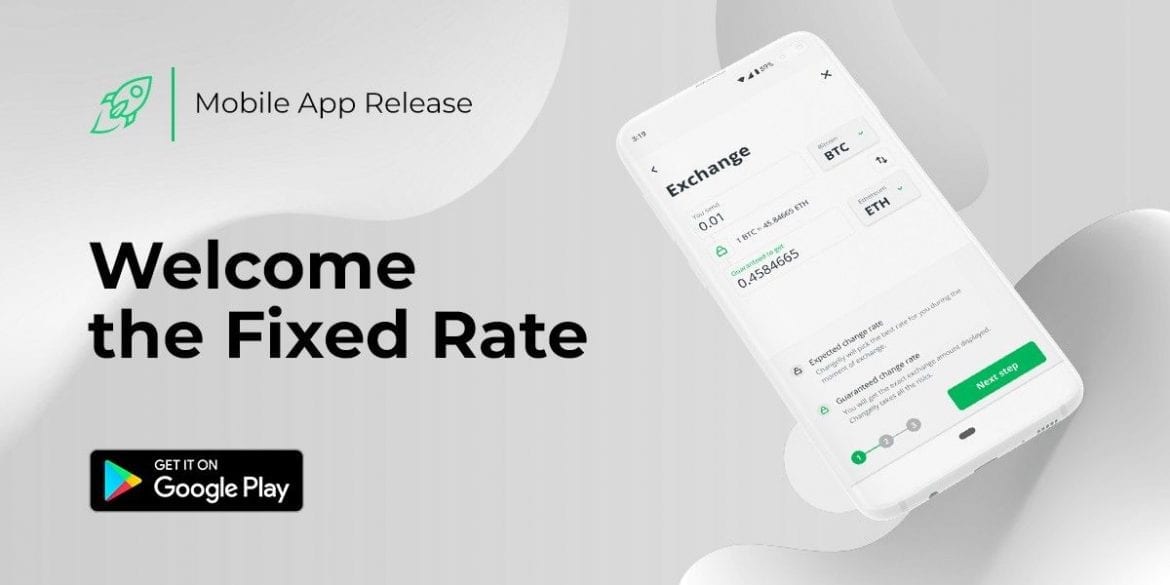 Changelly Update Mobile App With Fixed Rate Exchanges