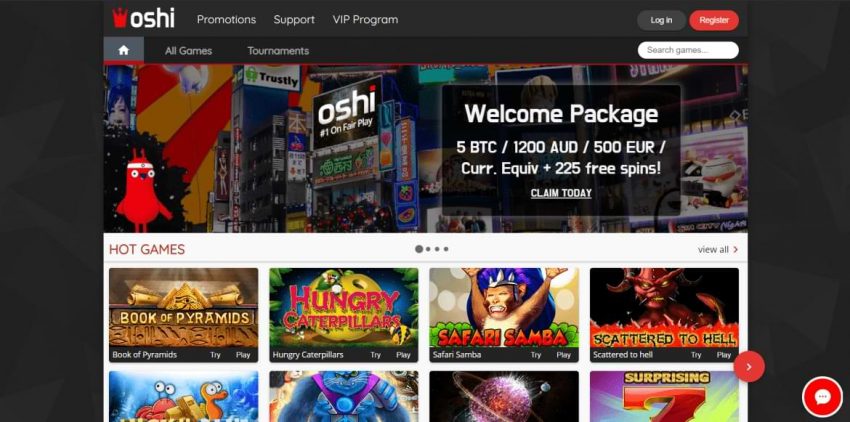 oshu casino homepage