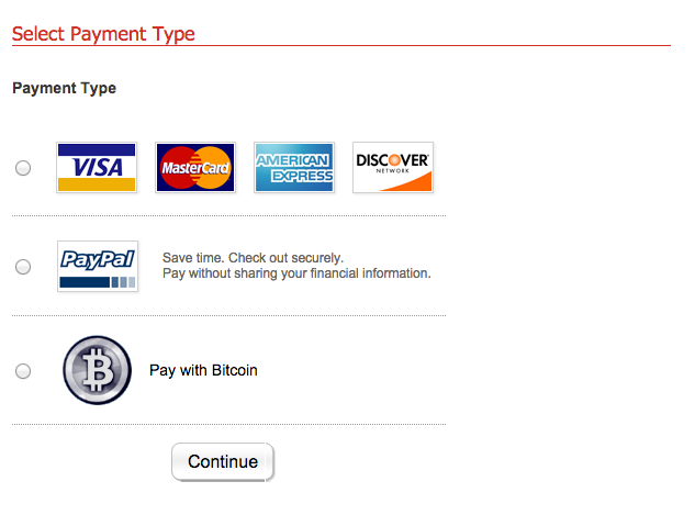 accepting bitcoin payments