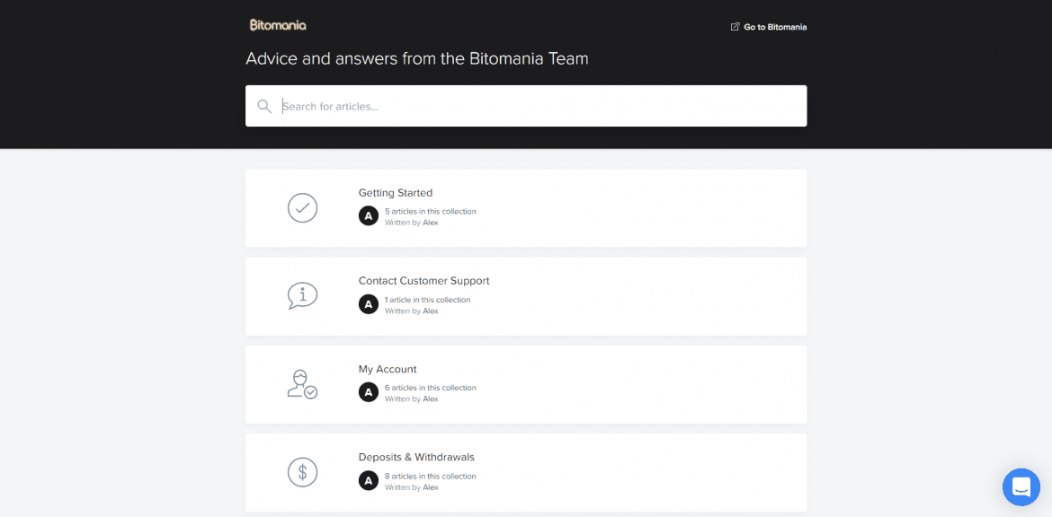 Bitomania FAQ Section