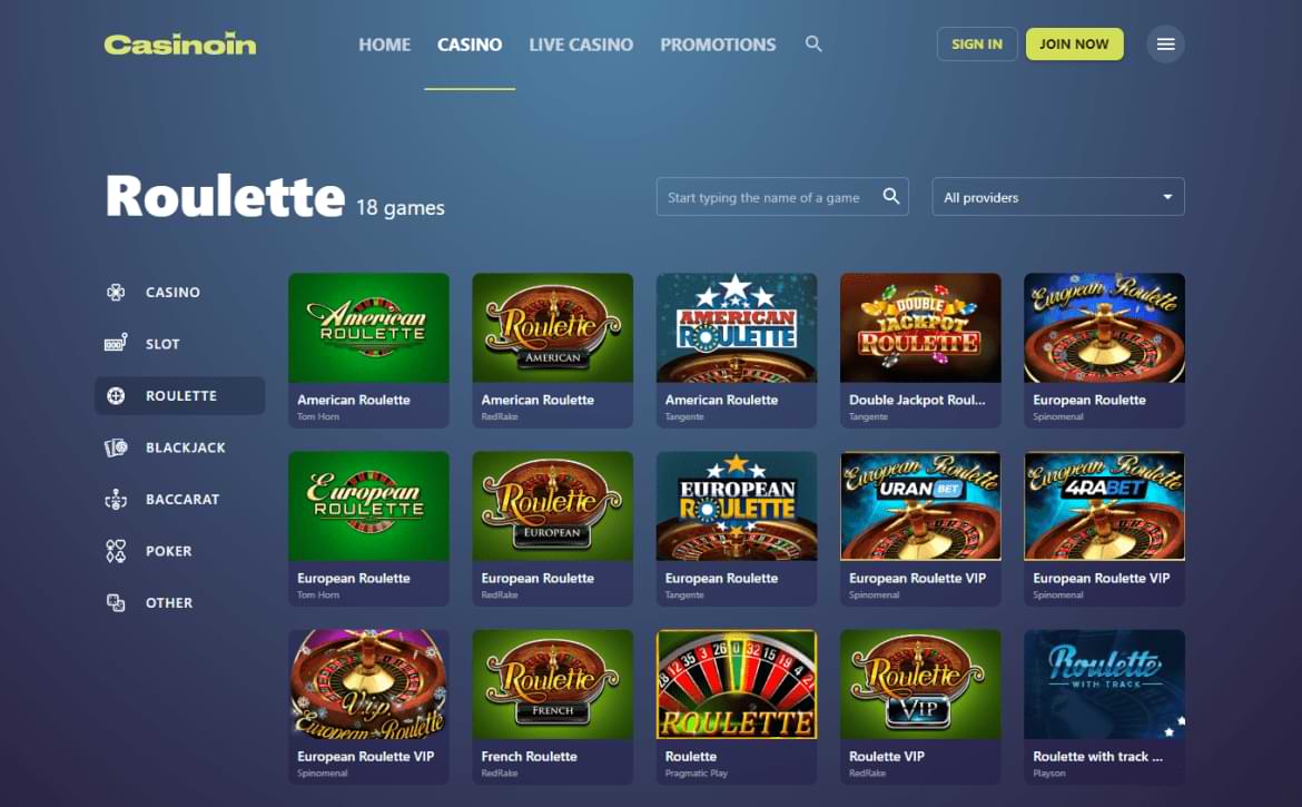 Casinoin-Roulette-Lobby