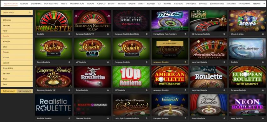 MelBet Casino Roulette Games