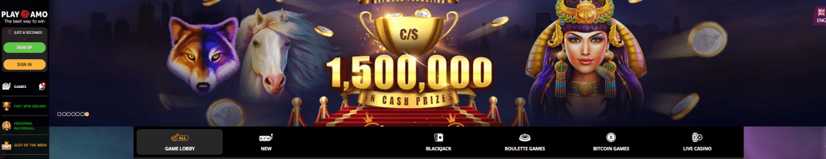 PlayAmo Casino - 1,500,00 Prize