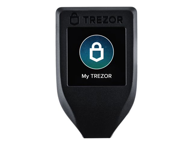 Brieftasche Trezor Modell T (Schwarz)