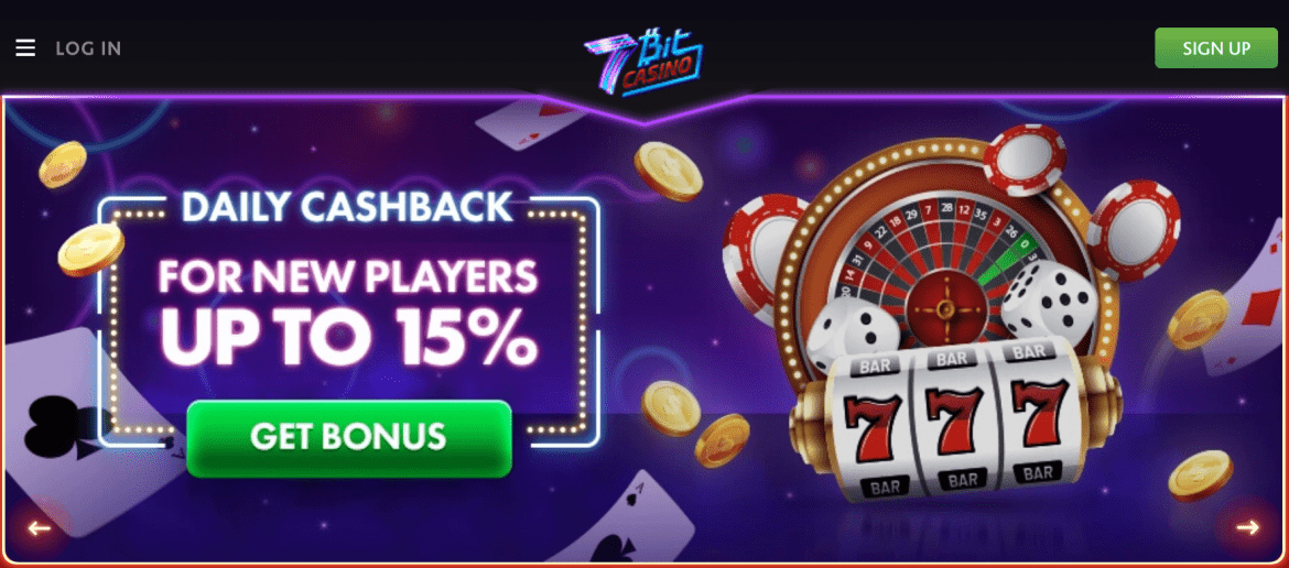 7bitCasino - Bonus mit Würfeln