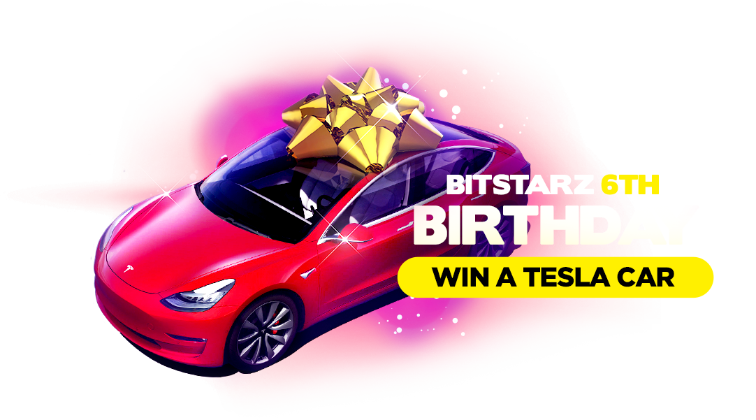 Celebrate BitStarz 6th Birthday & Win a Tesla