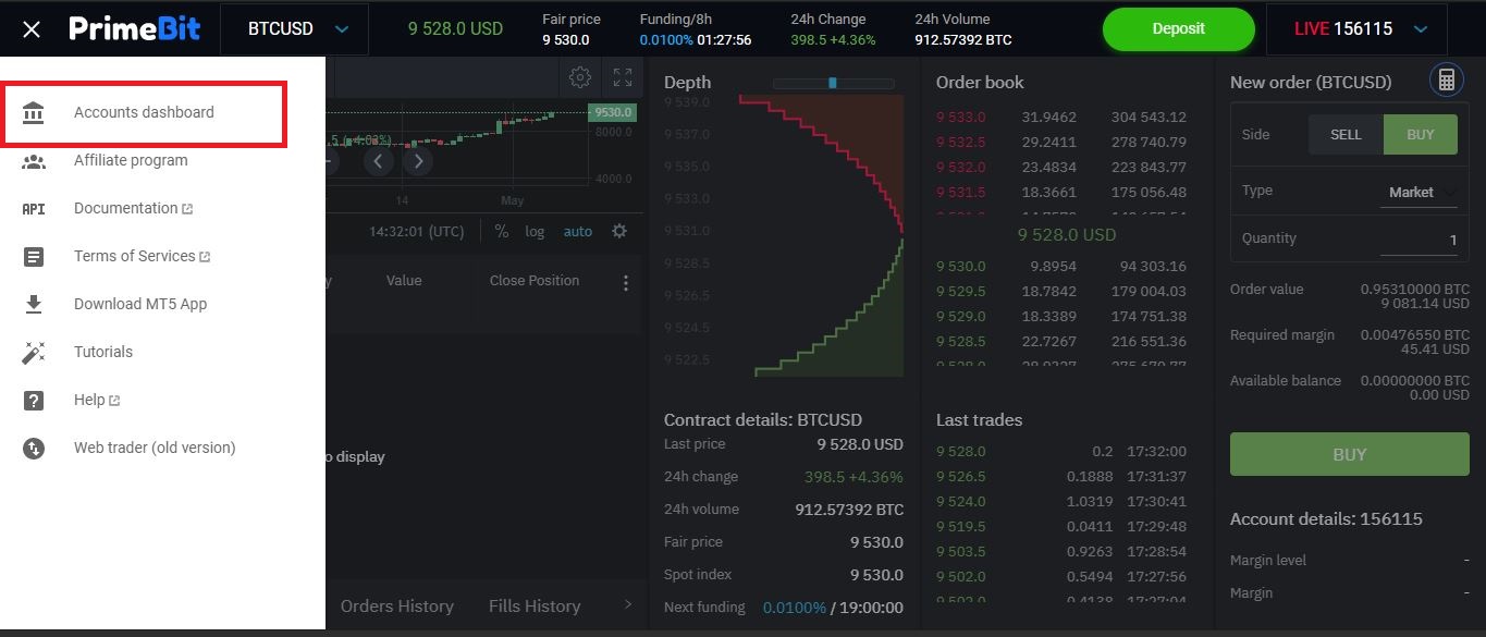 Account Dashboard