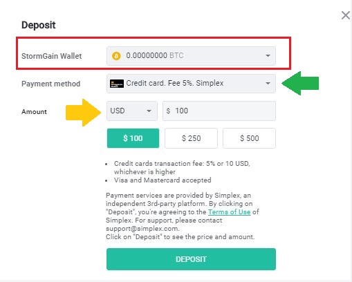 How to buy with credit card