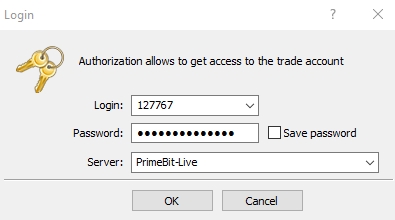 Authorization PrimeBit