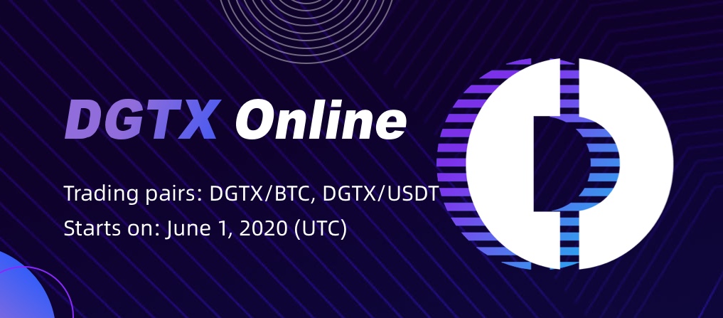 DGTX To Go Live on CoinEx with Trading Event