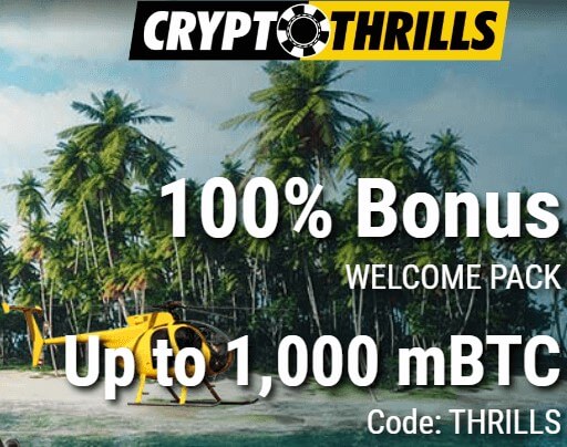 Crypto Thrills Welcome Bonus