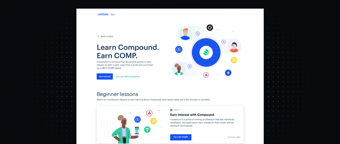 You Can Now Acquire COMP With Coinbase Earn