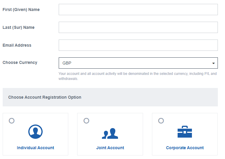 FXCM Sign Up