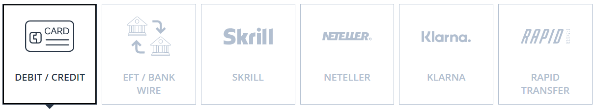 FXCM Supported Payment Methods