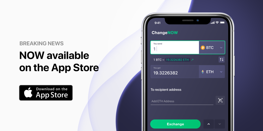 ChangeNOW Launch IOS App