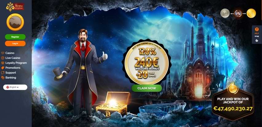 Montecryptos Casino Offers €45,000 Prize Pool