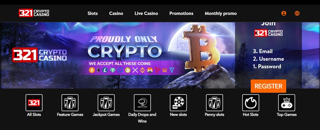 321 Crypto Casino Review