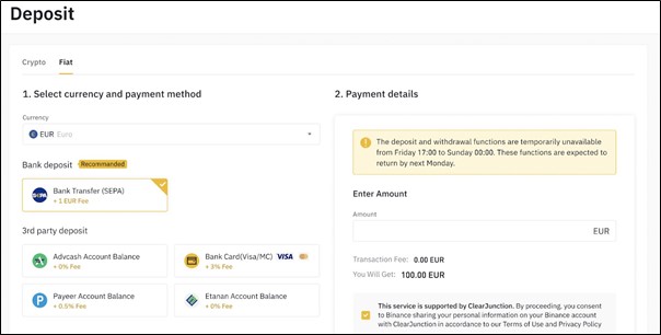 How to buy Bitcoin with a bank account - Binance