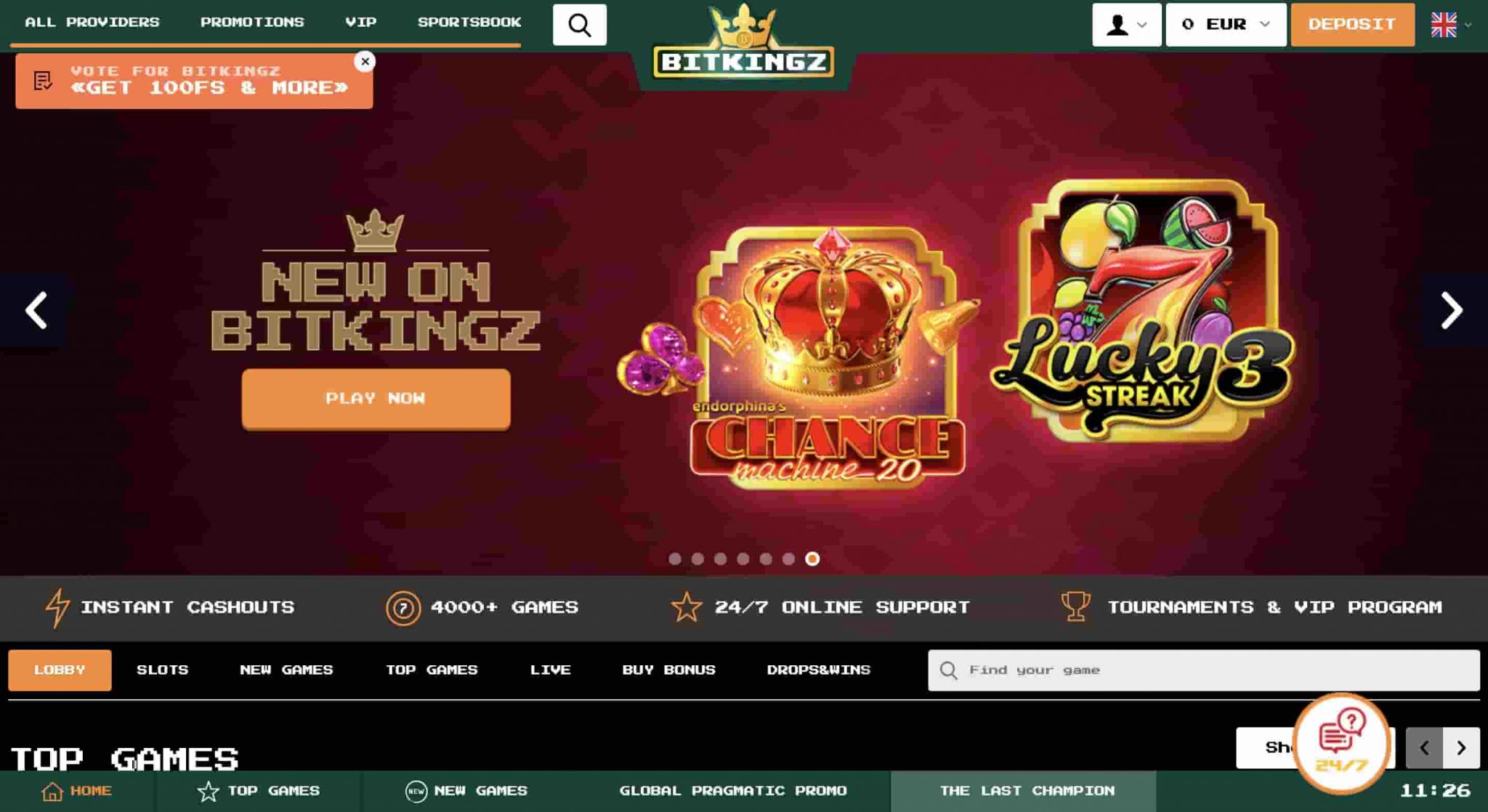 Bitkingz Casino Review