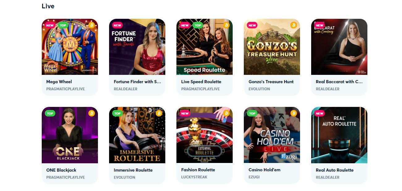 goodman casino first live casino selection 