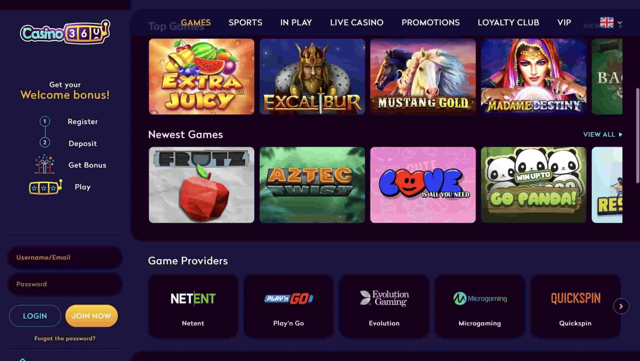 Casino360 Games