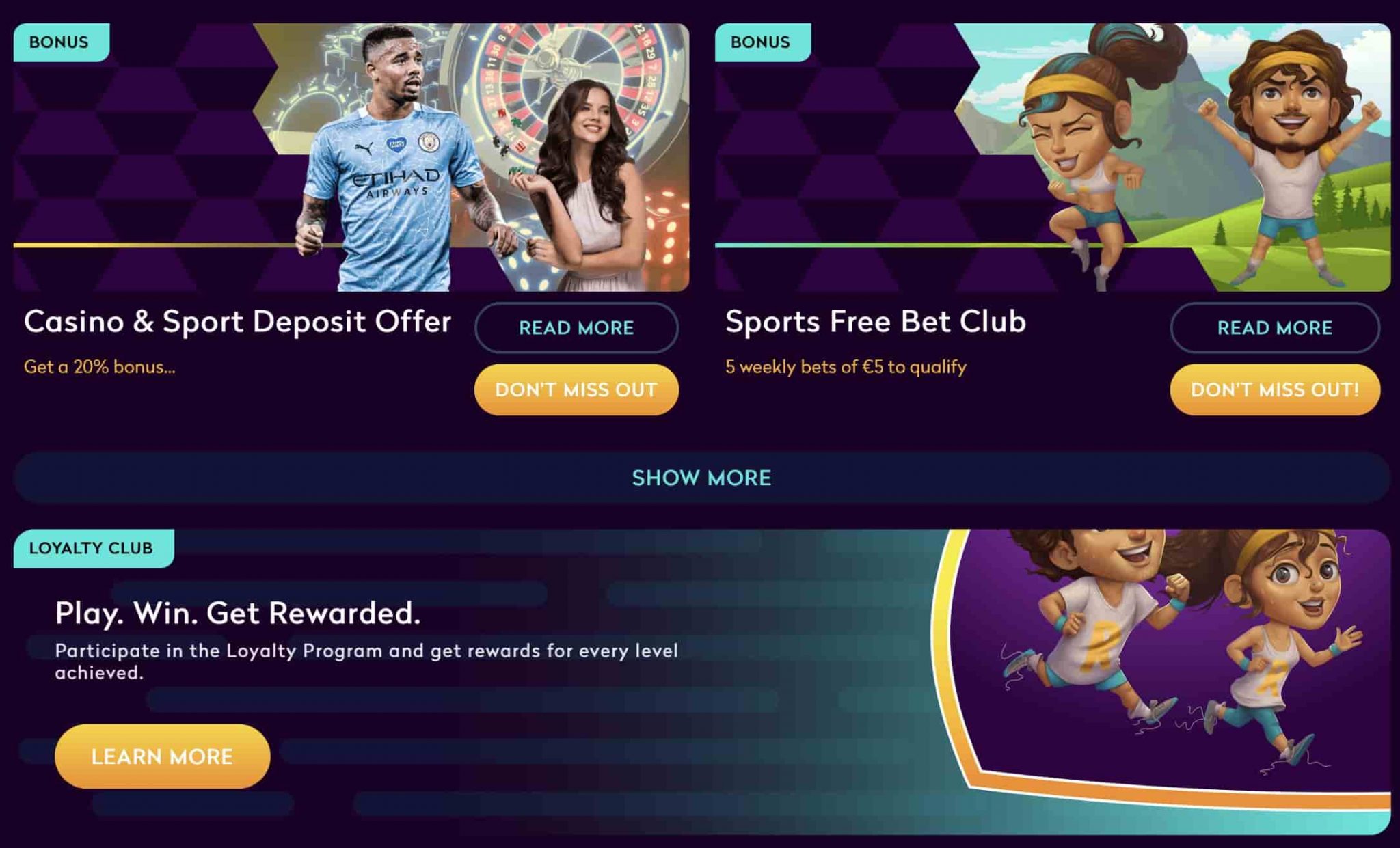 Casino360 Ongoing Offers