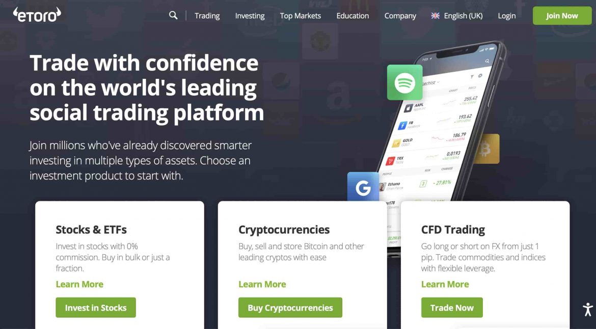 eToro Lowers The FTD Minimum Across Several Countries