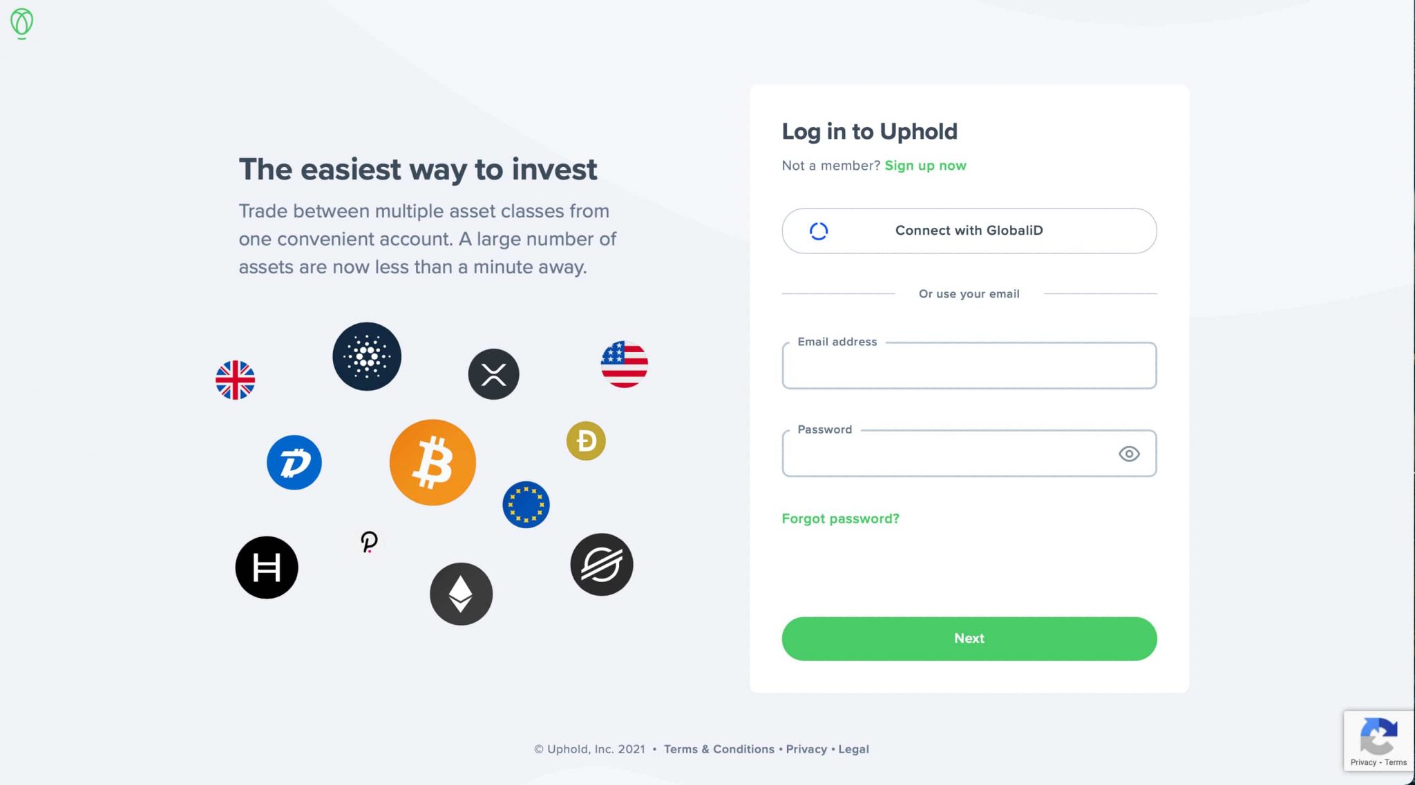 Log In Uphold